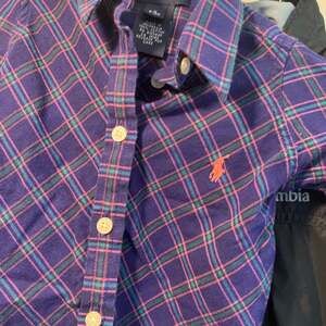 Polo Ralph Lauren Classic Fit Plaid Button Down Shirt Blue Purple Multi